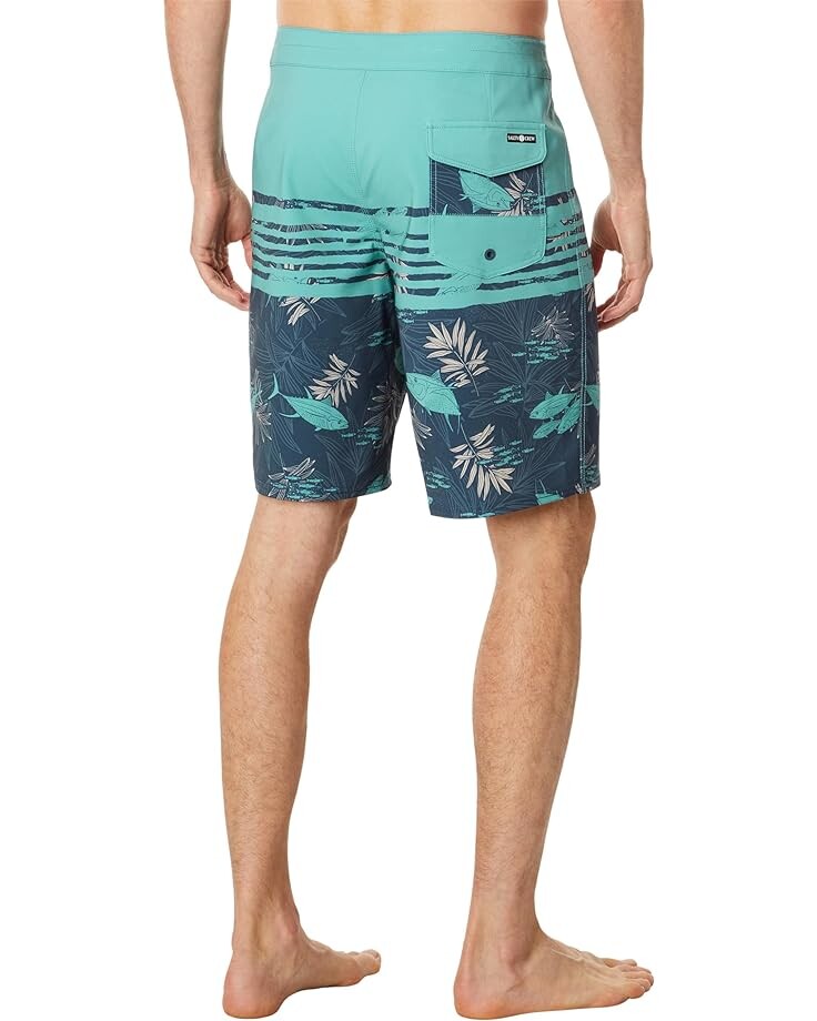 

Шорты для плавания Salty Crew 20" Ripple Boardshorts, цвет Dusty Turquoise