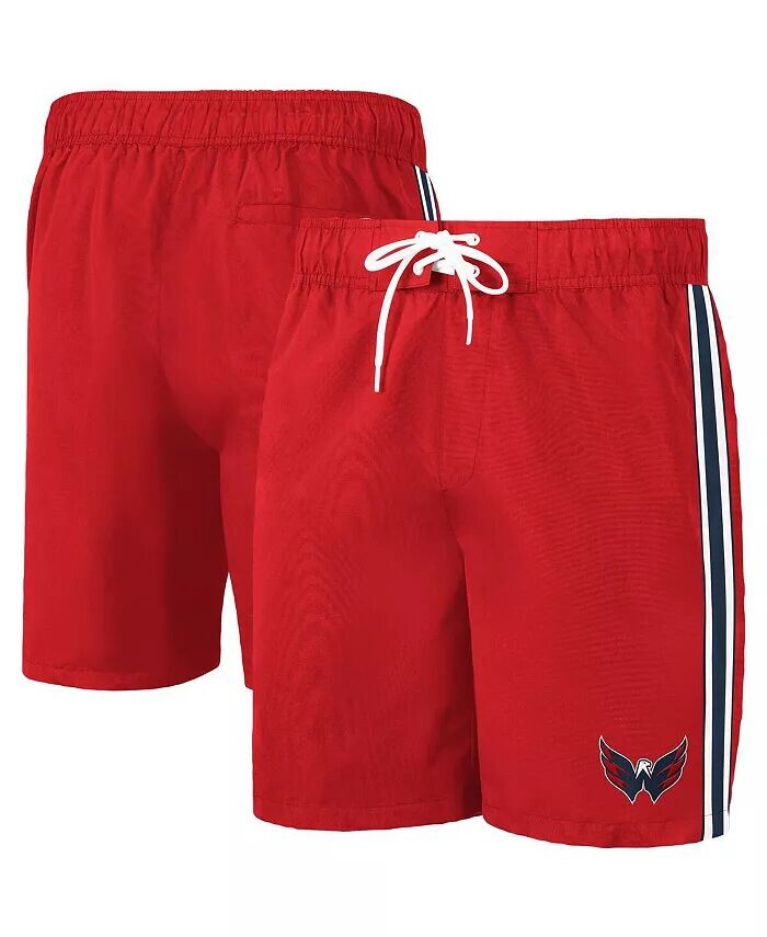 

Мужские красно-синие шорты для плавания Washington Capitals Sand Beach G-Iii Sports By Carl Banks