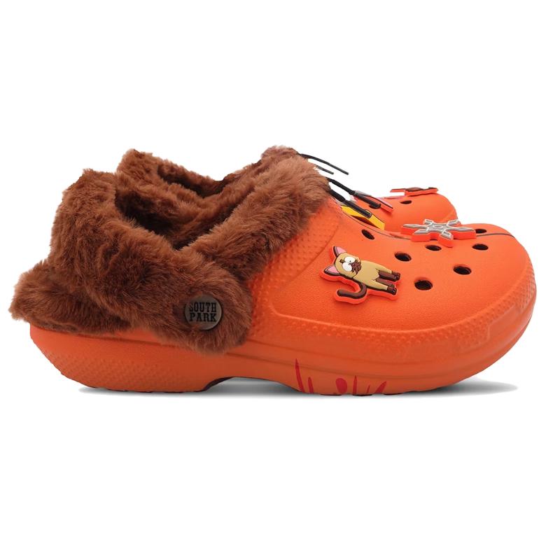 South Park x Classic Clogs Unisex Orange Crocs, оранжевый — фото 3