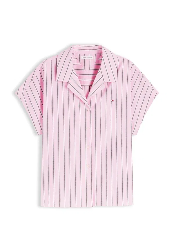 Блуза Tommy Hilfiger, цвет лакрица/розовый — фото 4