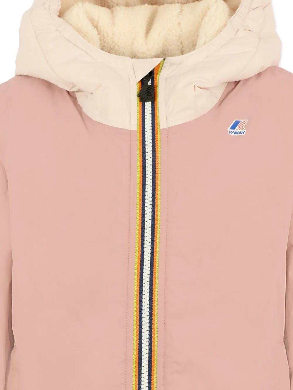 Куртка Lily с капюшоном и флисовой подкладкой K Way Kids, розовый — фото 3