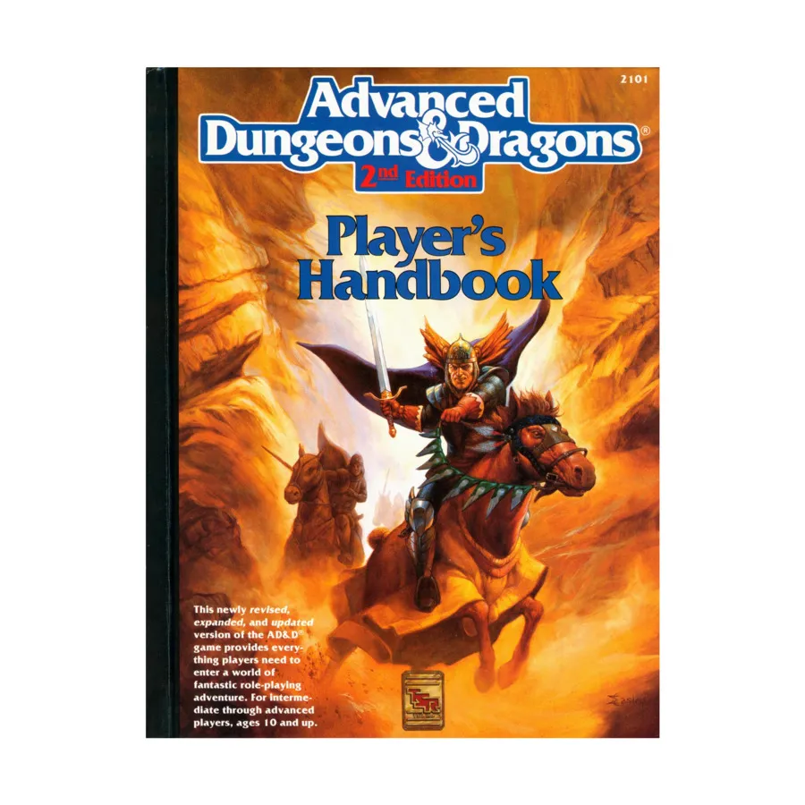 

Player's Handbook (2nd Printing), Advanced Dungeons & Dragons (2nd Edition) - Player's Guides & Books, твердый переплет