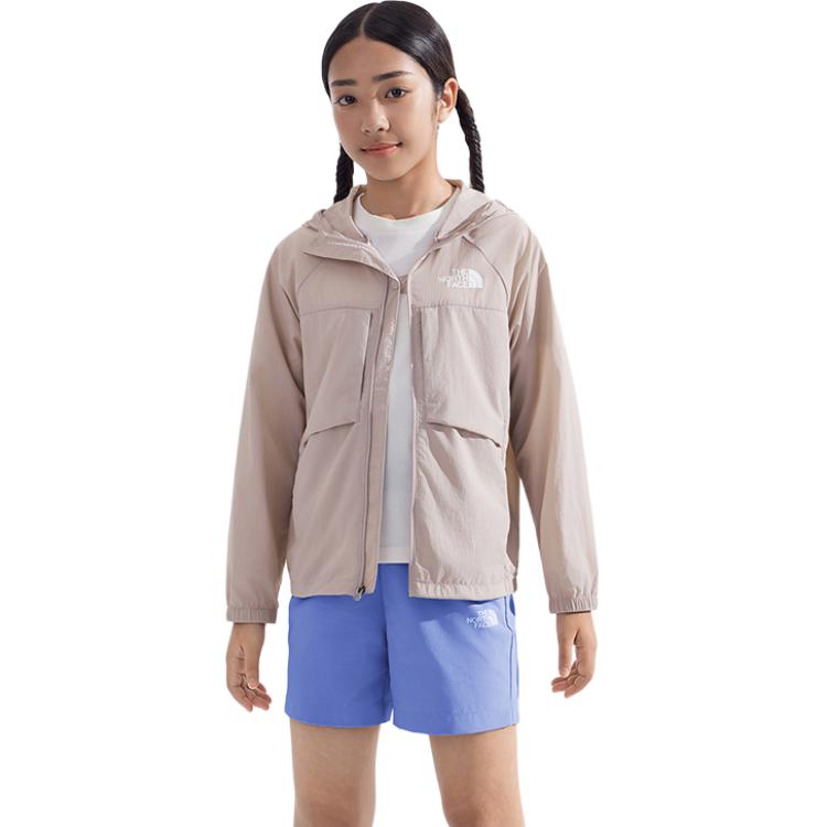 Одежда для защиты от солнца SS25 Moon Shadow Gray Kids' THE NORTH FACE, серый — фото 3