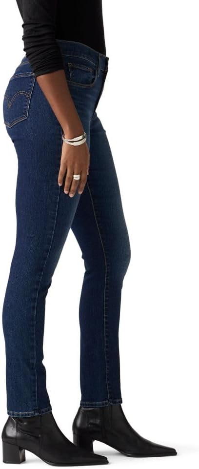 Женские классические узкие джинсы Levi's, (New) Eternal Indigo Dark (Stretch) — фото 3