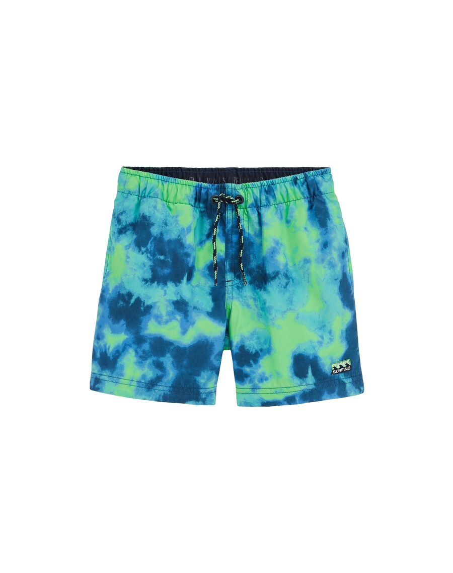 

Шорты для серфинга WE Fashion, цвет Navy/Sky blue/Light blue/Lime