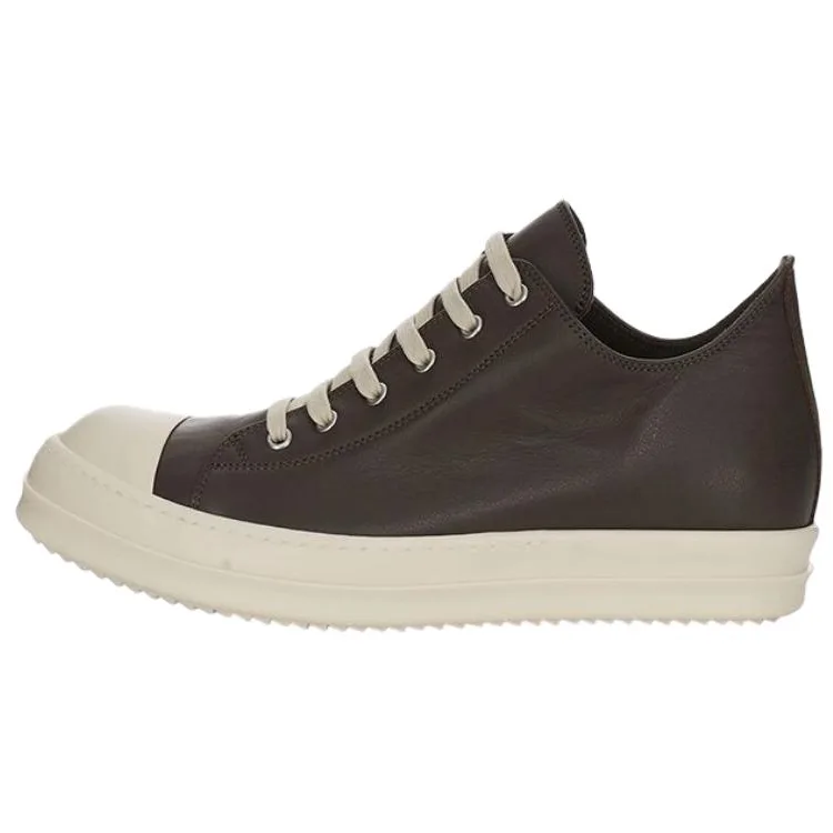 RICK OWENS Кроссовки для скейтбординга RO из коровьей кожи мужские, коричневые