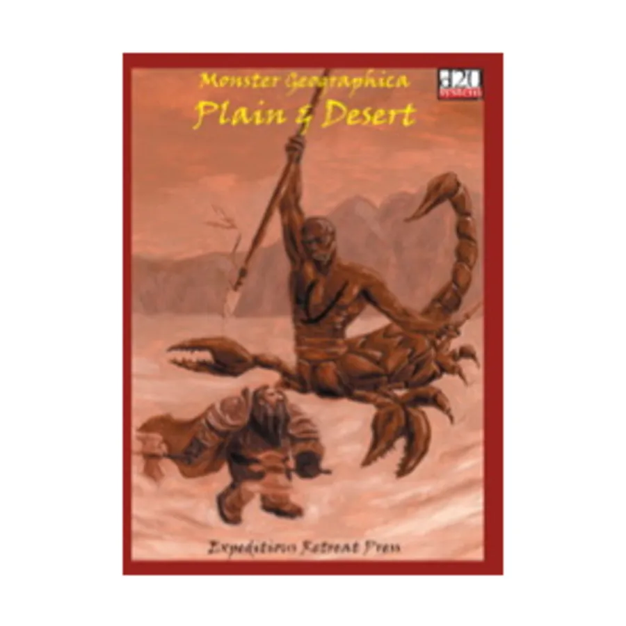 

Plain & Desert, Monster Geographica (d20), мягкая обложка