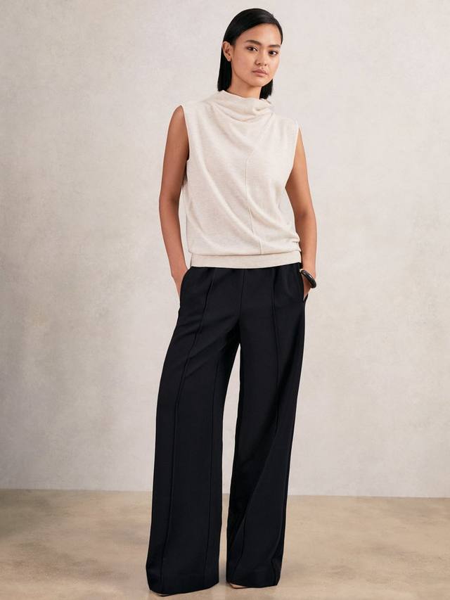 

Robyn широкие брюки с завышенной талией Reiss, Navy