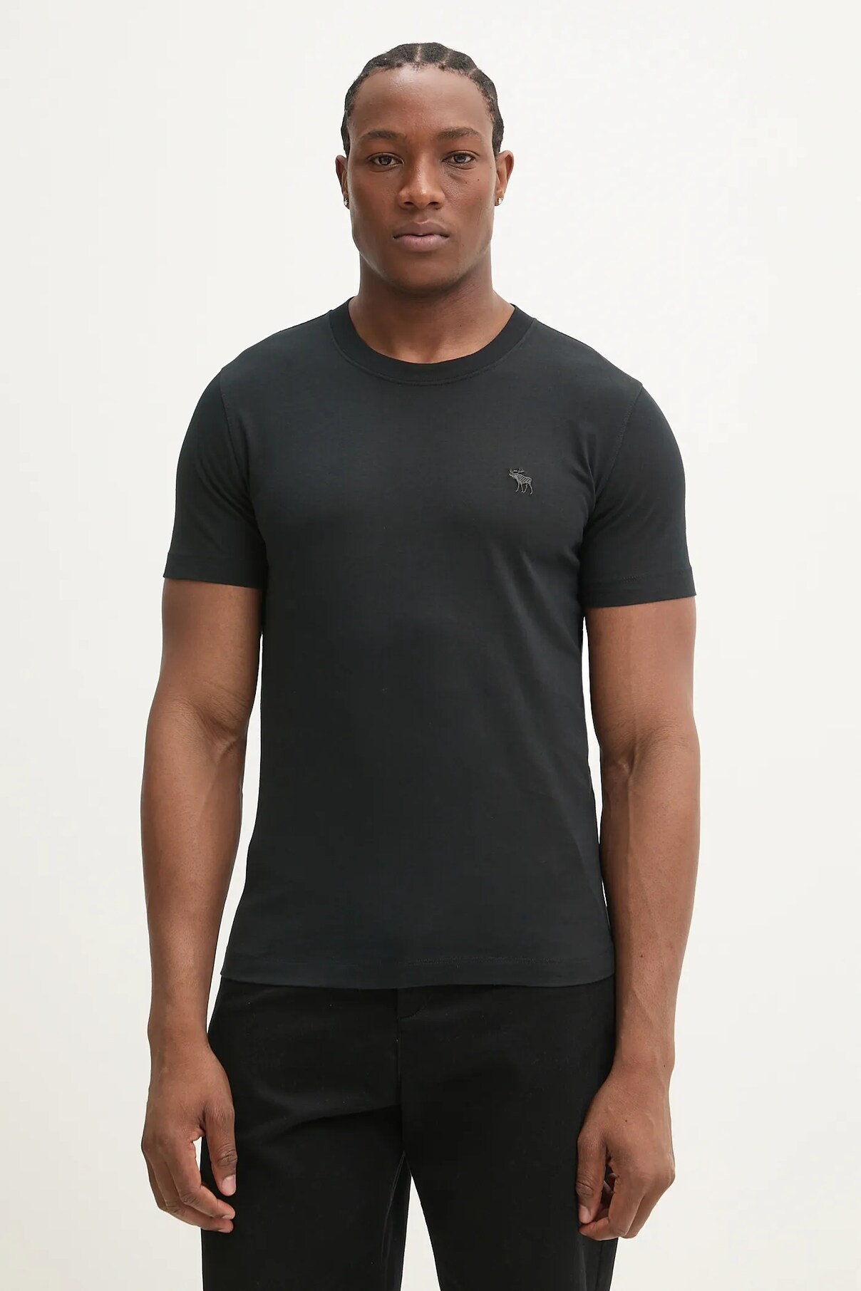 

Футболка из хлопка Abercrombie & Fitch, черный