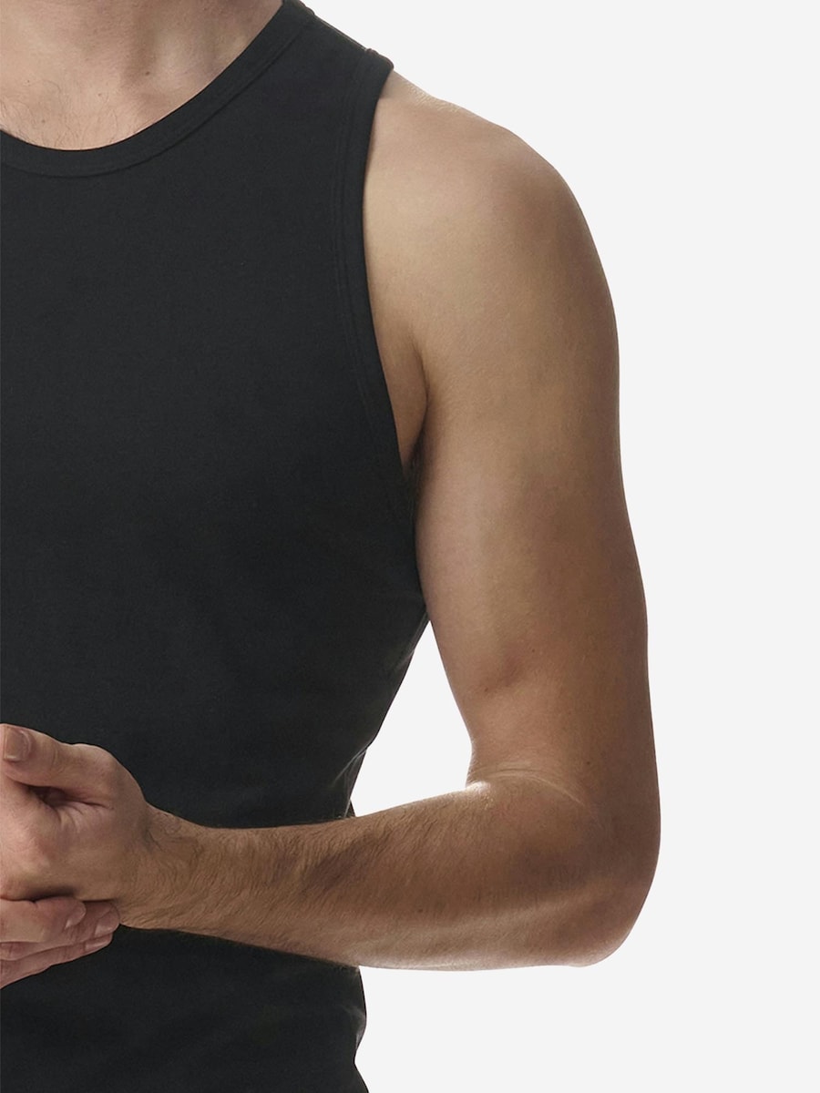 Нижняя рубашка ADIDAS SPORTSWEAR Active Flex Cotton Ergonomic, черный — фото 2