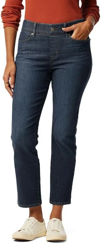 Женские джинсы Levi's Gold Totally Shaping Ultimate Ankle Straight Mid-Rise Stretch Denim