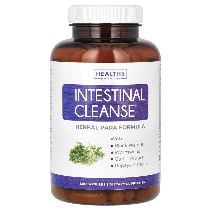 

Healths Harmony, средство для очищения кишечника, 120 капсул