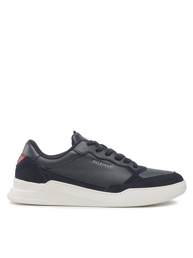 

Кроссовки Elevated Cupsole Leather Mix Tommy Hilfiger, темно-синий