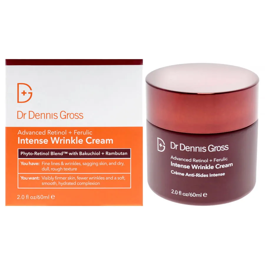 Крем Dr. Dennis Gross Advanced Retinol Plus Ferulic Intense Wrinkle 2 унции для ухода за кожей 843711403643
