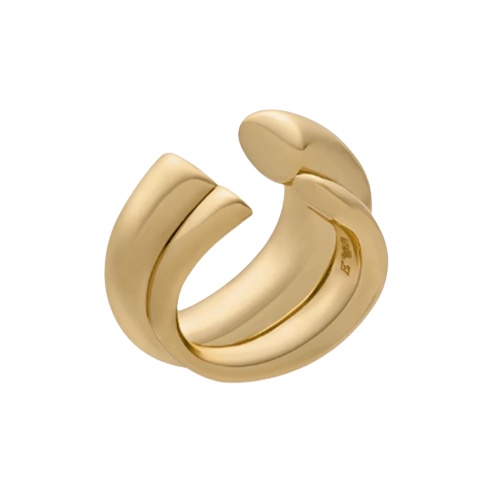 

Медный сплав клипсы серьги Women's Gold EMPORIO ARMANI, золотой