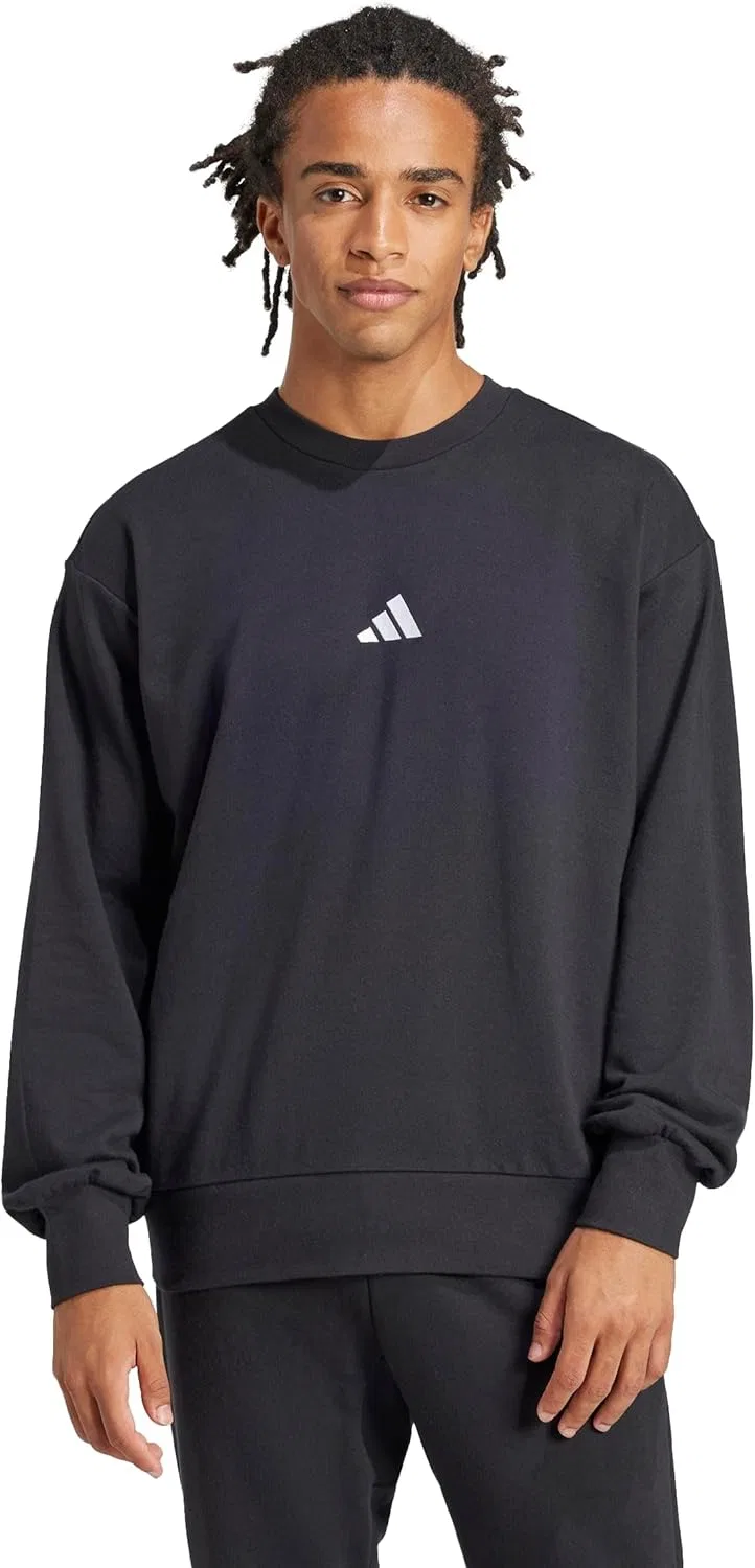 Спортивная футболка adidas Essentials Feelcozy из французского махрового трикотажа для мужчин (1 шт.) — фото 4