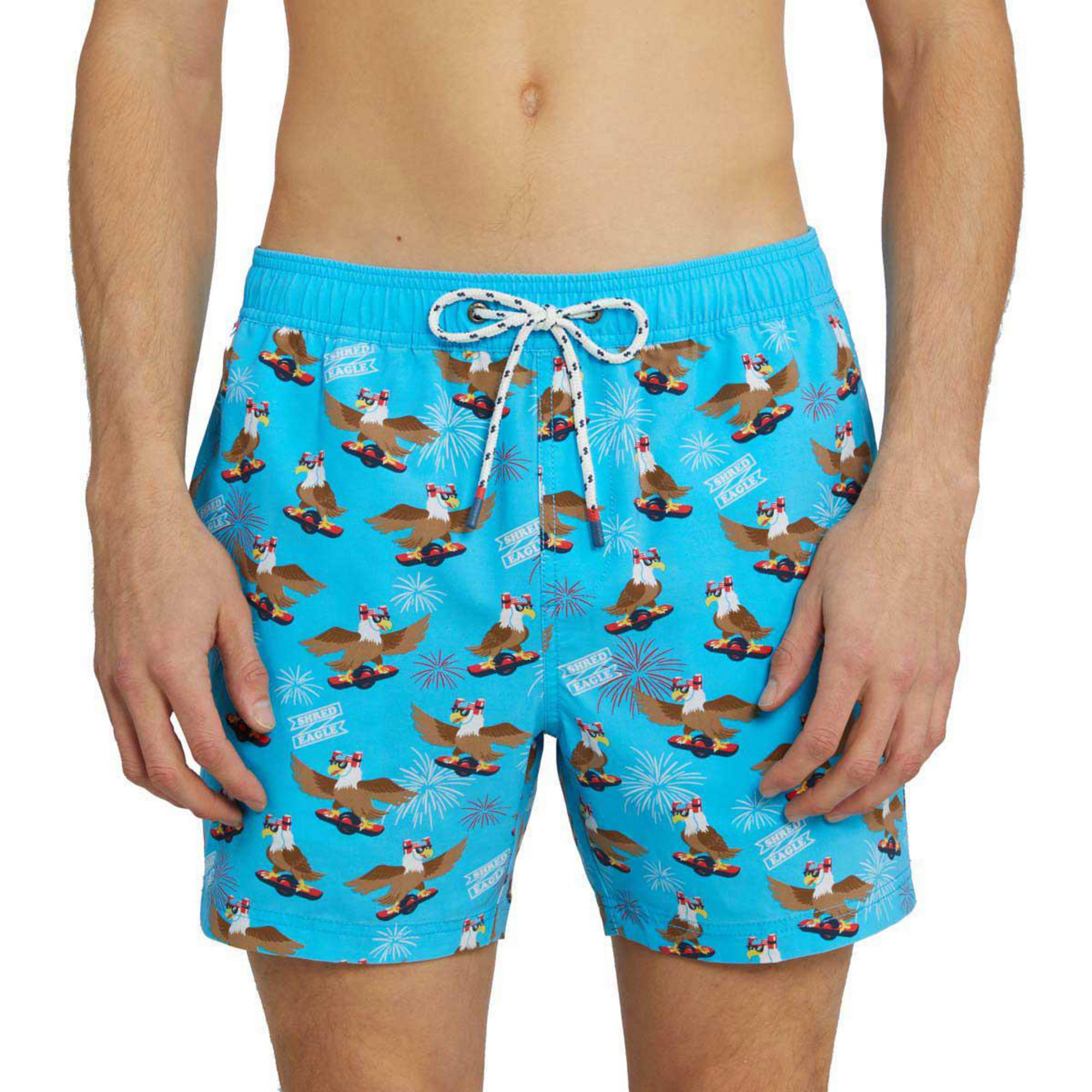 

Мужские плавки Shred Eagle 5 дюймов Party Pants, Blue, Красный, Мужские плавки Shred Eagle 5 дюймов Party Pants, Blue