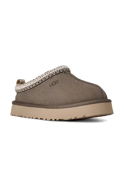 Тапочки с открытой пяткой Tazz UGG, зеленый — фото 2