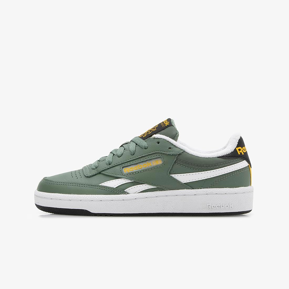 Кроссовки-ботинки Reebok Unisex Adult Club C REVENGE, белый/зеленый — фото 2