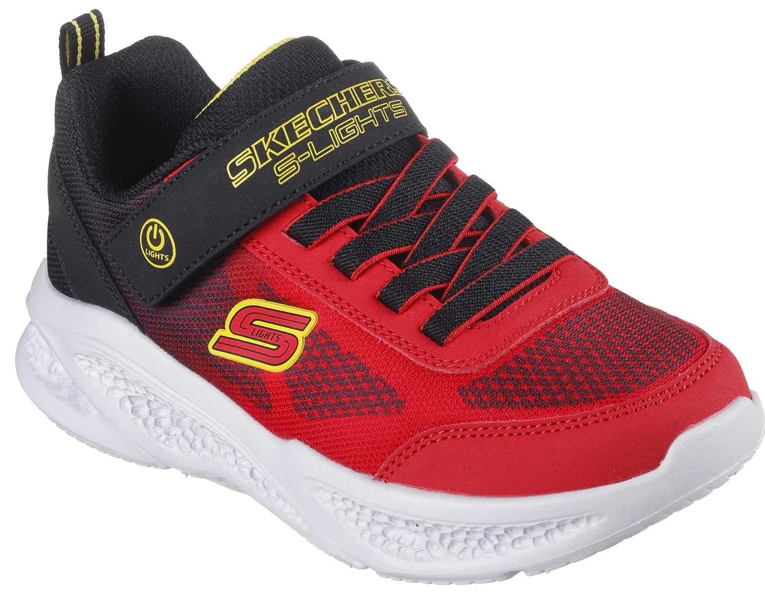 

Детские кроссовки Skechers "SKECHERS METEOR-LIGHTS", мигающая обувь, светодиодная обувь, обувь на липучке с эффектной мигающей функцией Skechers Kids, черный