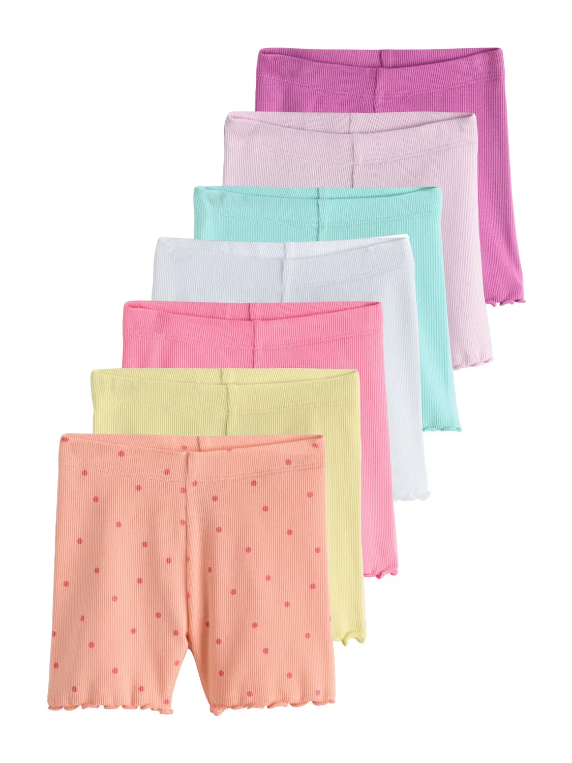 Узкие брюки Next, Aqua/Pastel Yellow/Purple/Lilac/Light Orange/Pitaya/White