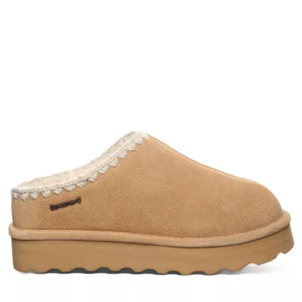 Вязаные крючком женские тапочки Martis Bearpaw, цвет iced coffee — фото 2
