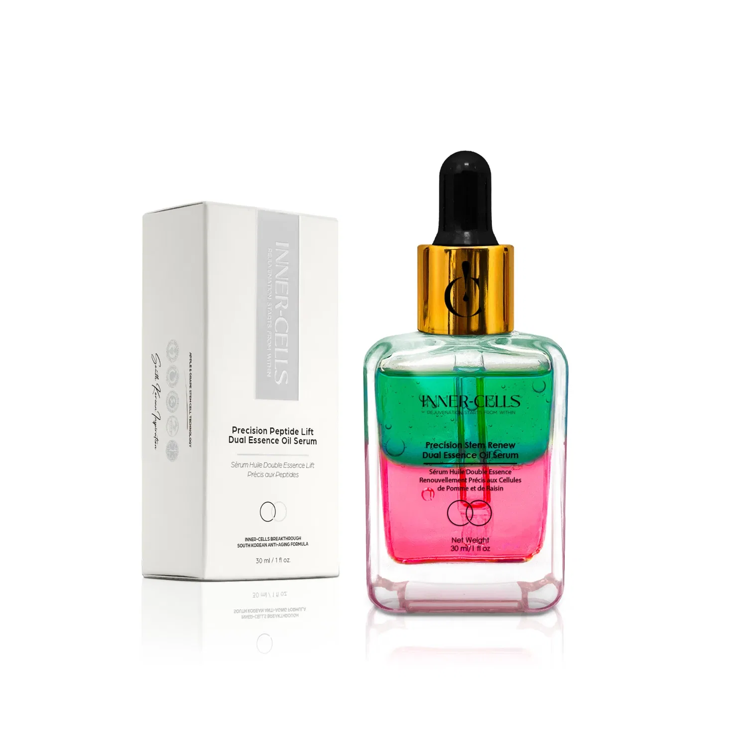 Эссенция Inner Cells — Масло Precision Peptide Lift Dual Essence Oil Serum