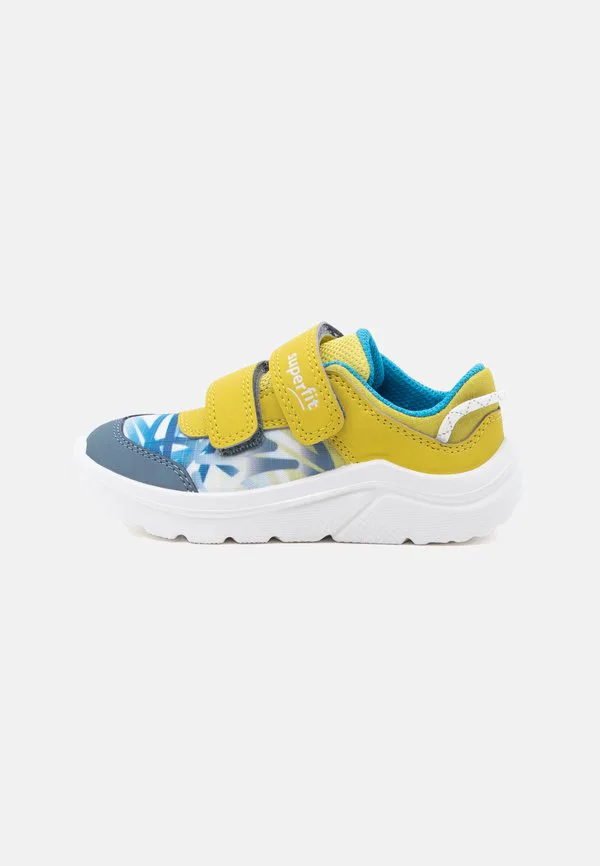 Кроссовки kicks унисекс Superfit, Gelb/Tuerkis