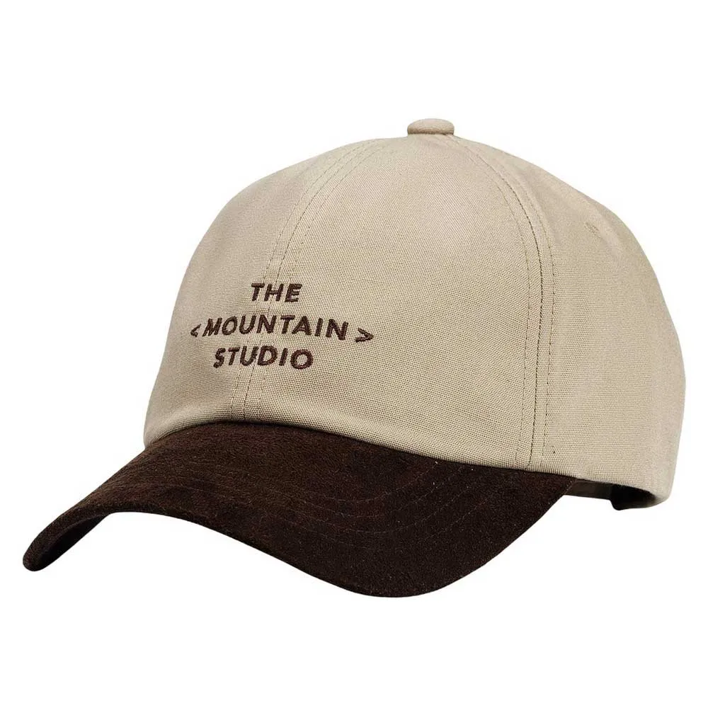

Кепка The Mountain Studio Cotton with suede brim, бежевый