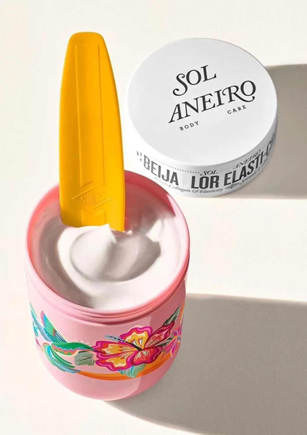Увлажняющий крем для тела SOLEI JANRO Biggie Bum Beia Flor Collagen Elasti Cream 500 мл Natur Pur Lieferalles E.C. — фото 3
