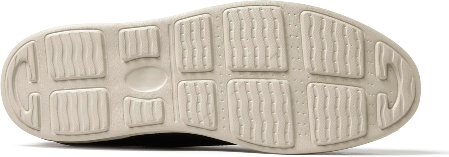 Мужские туфли Dearfoams Nash Slip-On Oxford, легкие, дышащие, с поддержкой свода стопы, черный — фото 4