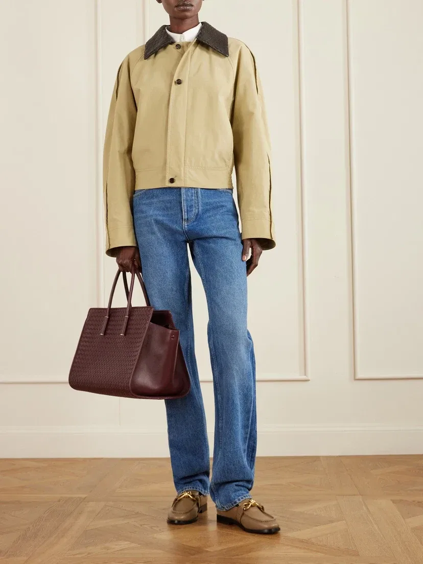 Элегантные кожаные лоферы Astaire с украшениями BOTTEGA VENETA, коричневый — фото 4