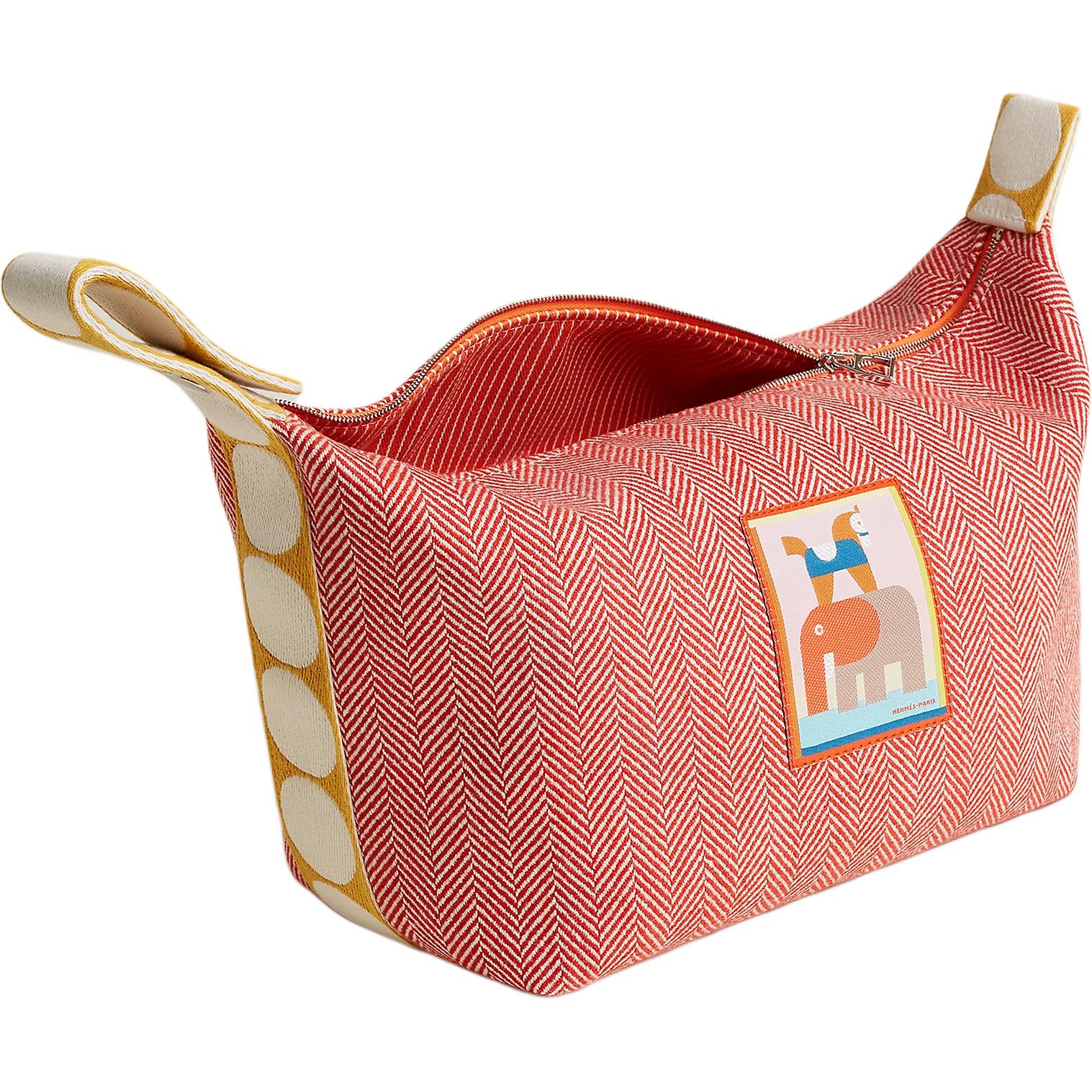Шерстяная дорожная сумка для хранения Women's Debris Color HERMES, box not included — фото 2