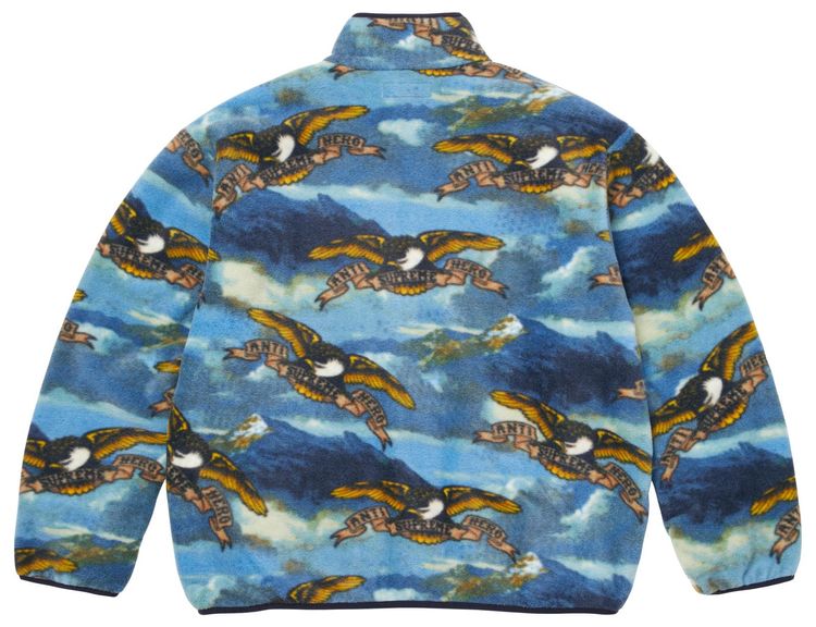 Флисовая куртка Supreme x Antihero, разноцветная, мультиколор — фото 2