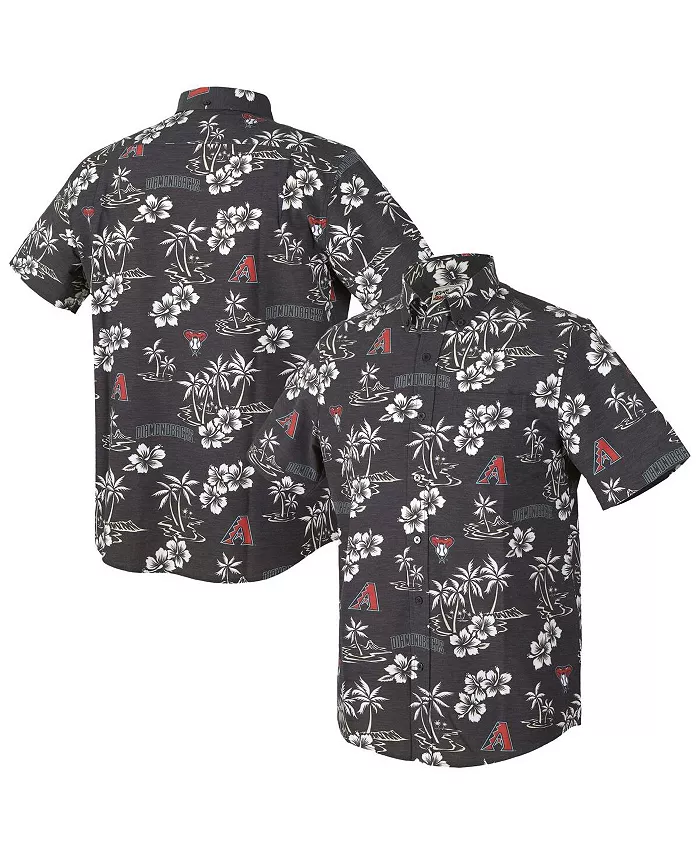 

Мужская черная рубашка Arizona Diamondbacks Kekai Performance на пуговицах Reyn Spooner