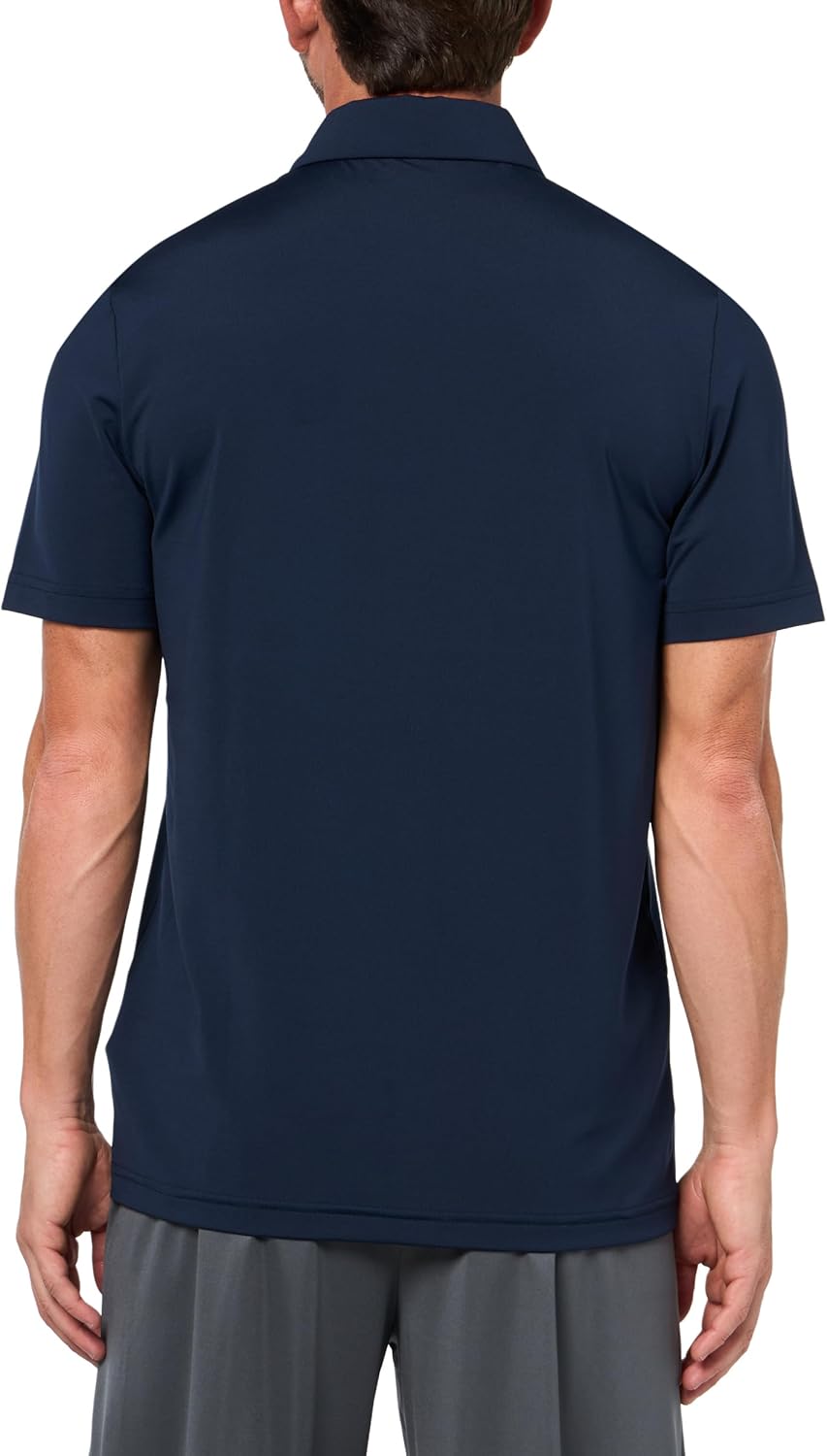 Поло Lacoste Regular Fit Color Block, спортивное для гольфа, Navy Blue/France Blue/Flour — фото 2