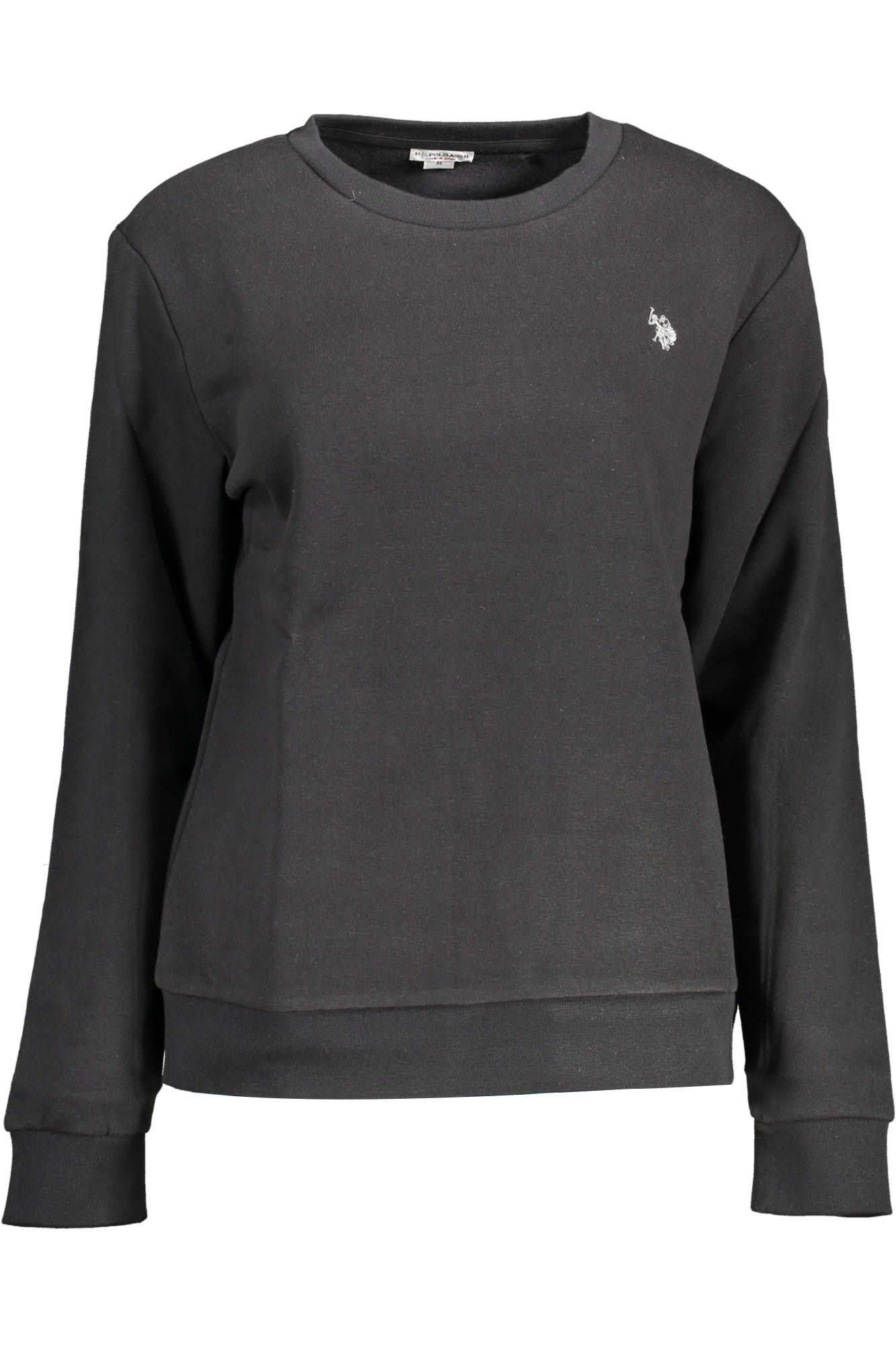

Черный хлопковый женский свитер U.S. Polo Assn.