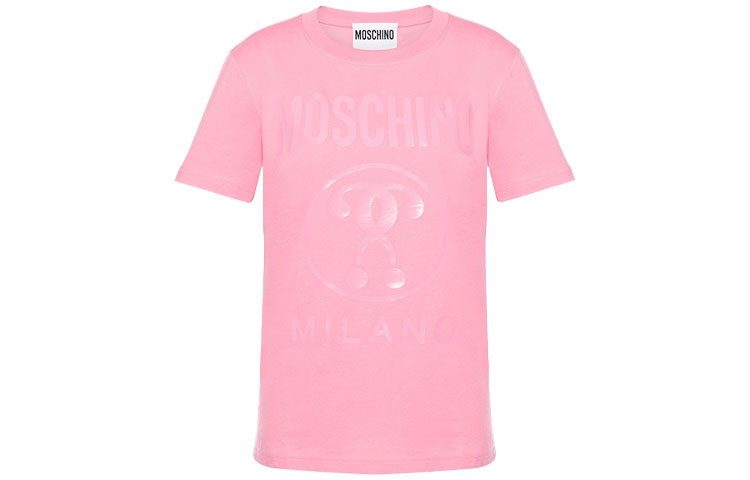 

Футболка женская розовая MOSCHINO