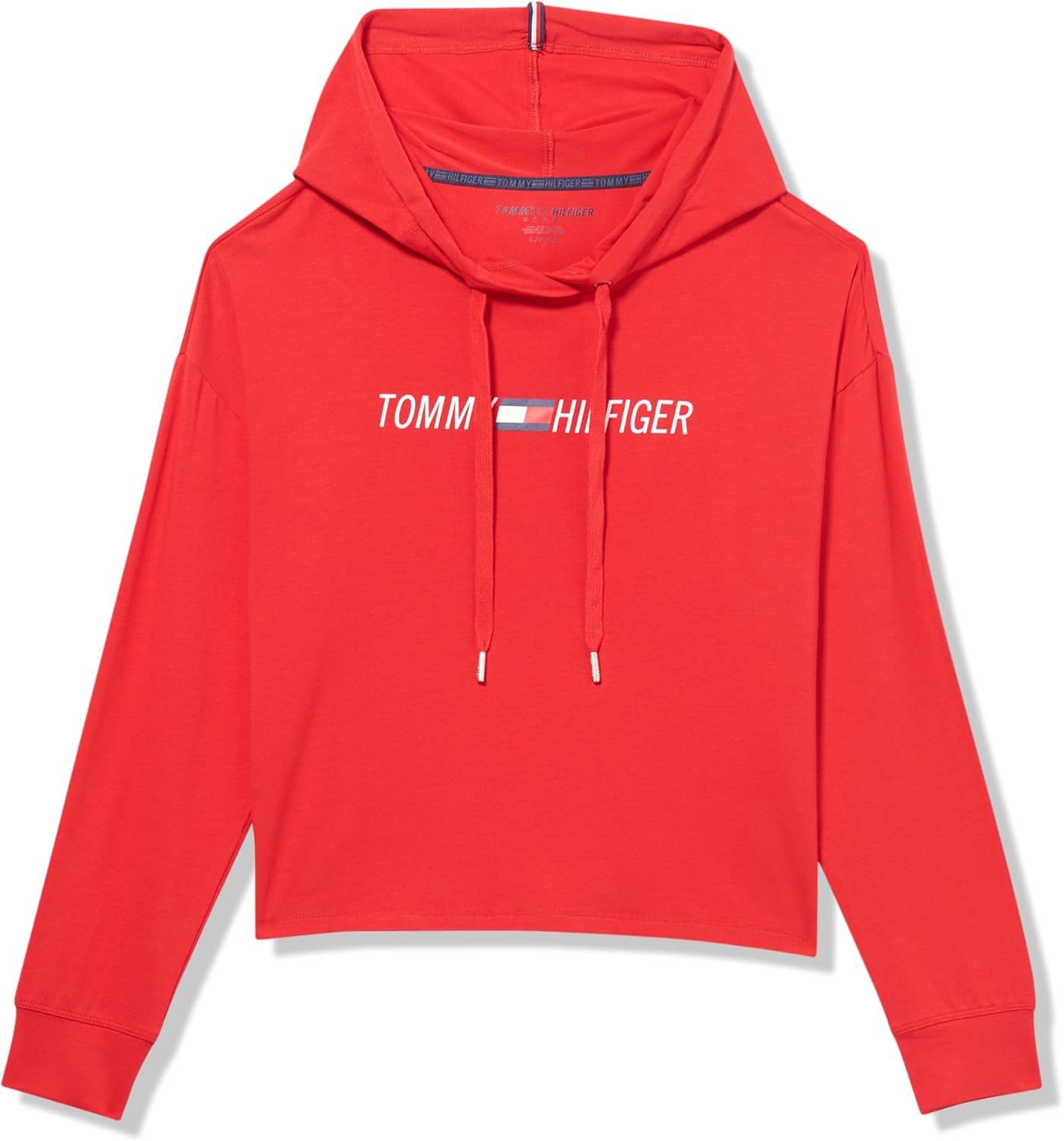

Женская легкая толстовка с капюшоном и логотипом Tommy Hilfiger, Rich Red