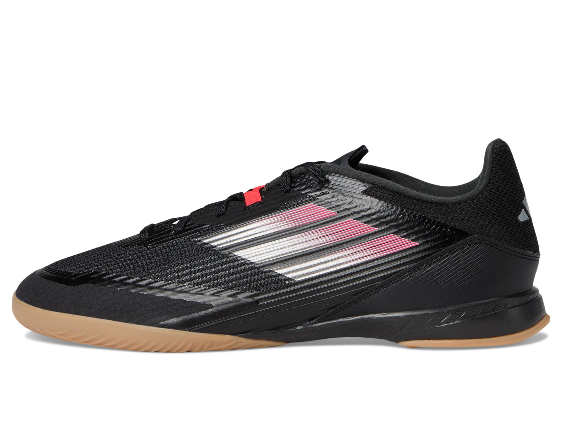 Кроссовки Unisex adidas F50 League Indoor Soccer Cleats, цвет Black/Iron Metallic/Lucid Red — фото 4