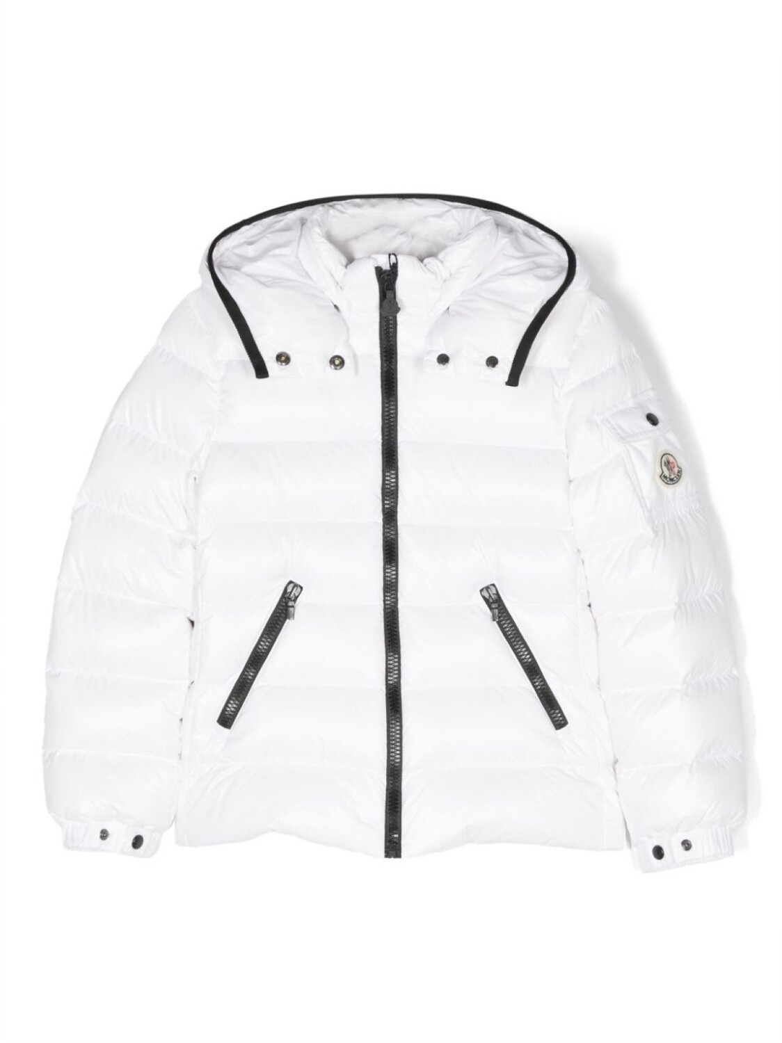 

Moncler Enfant пуховик Bady на молнии, белый
