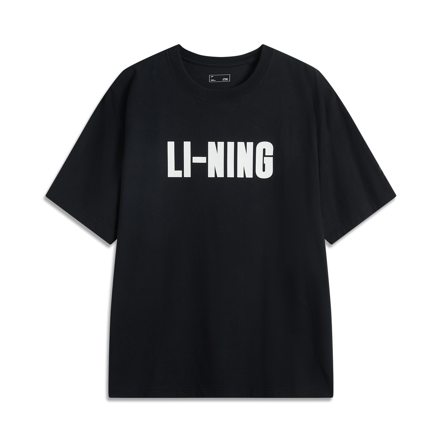 

LINING Футболка мужская черная, Черный, LINING Футболка мужская черная