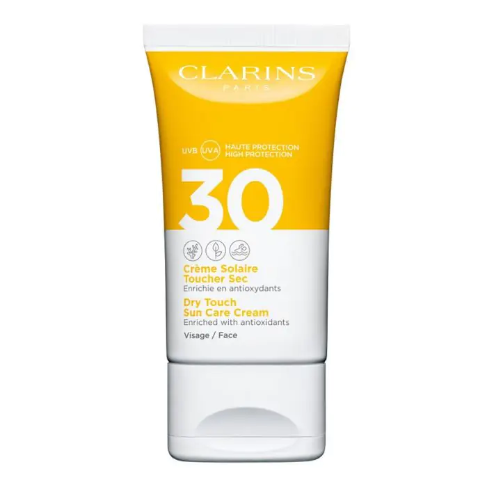 

Солнцезащитный крем crema solar tacto seco rostro Clarins, цвет 30