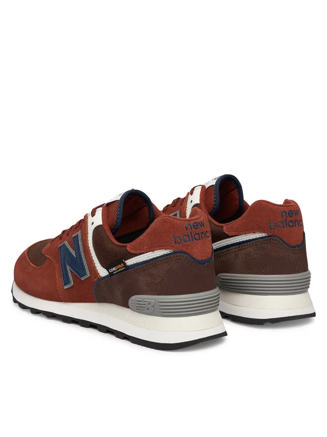 New Balance Кроссовки U5744DM коричневые — фото 3
