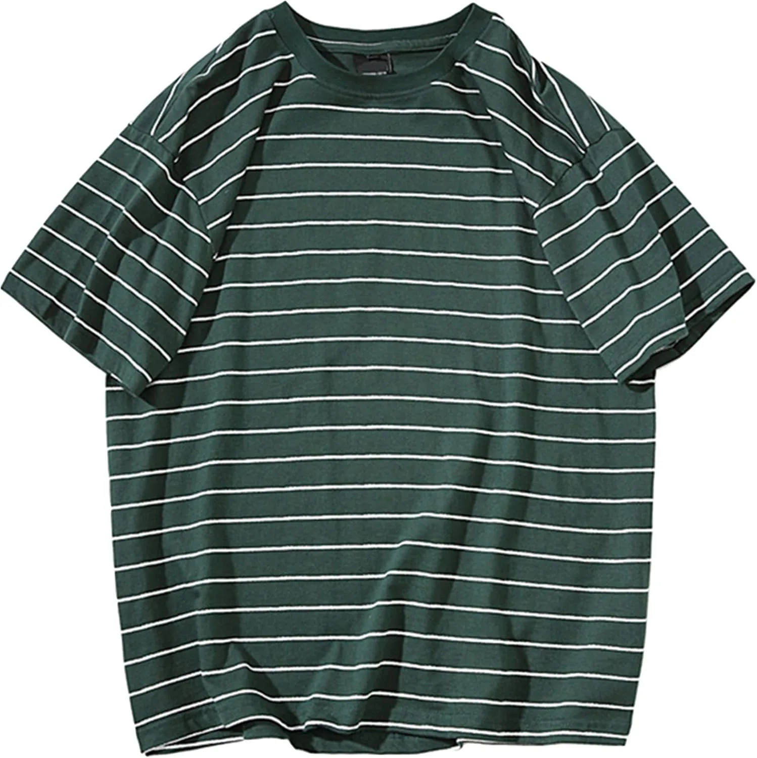 

Maiyifu-GJ мужская мода, свободный крой, полосатая футболка с коротким рукавом