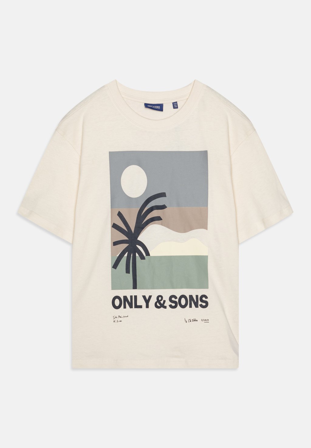 

Футболка с принтом OSJARTSY LIFE PRINTED TEE JRS ONLY & SONS junior, слоновая кость