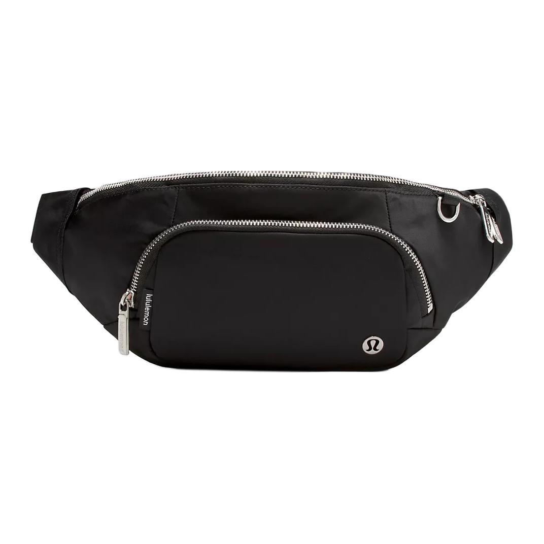 

Lululemon Нейлоновая поясная сумка через плечо унисекс большая черная, Black