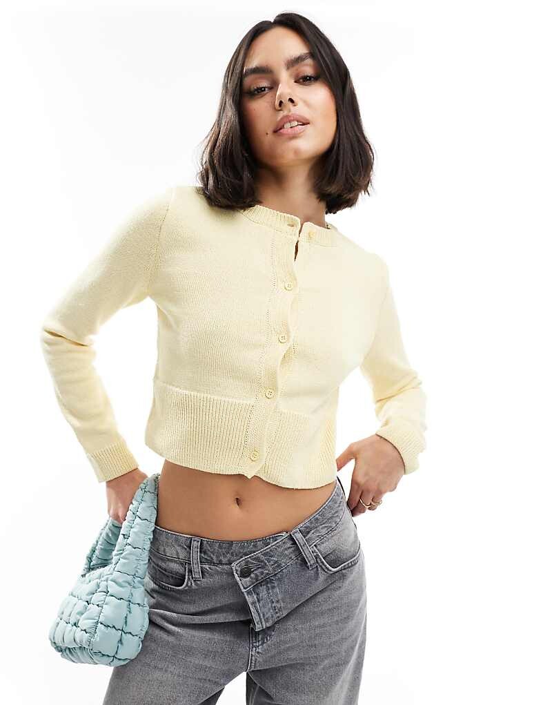 

Кардиган прямого кроя ASOS DESIGN