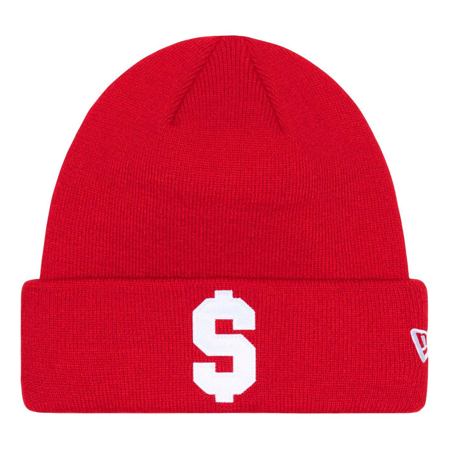 

Бейсболка Supreme New Era $ Beanie SS24 'Red', красный