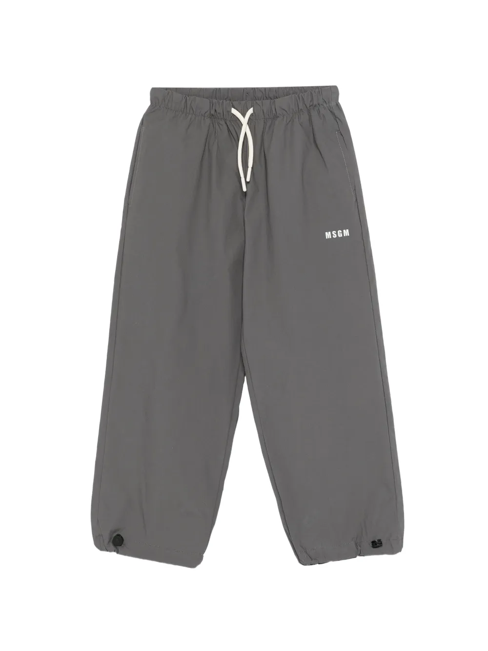 

Брюки на завязках Msgm Kids, серый